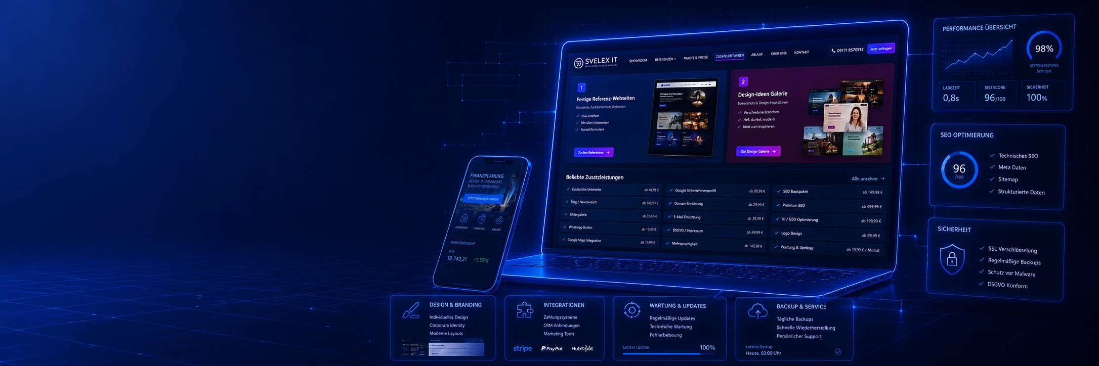 Beispieldarstellung für Audio-Player von SVELEX IT